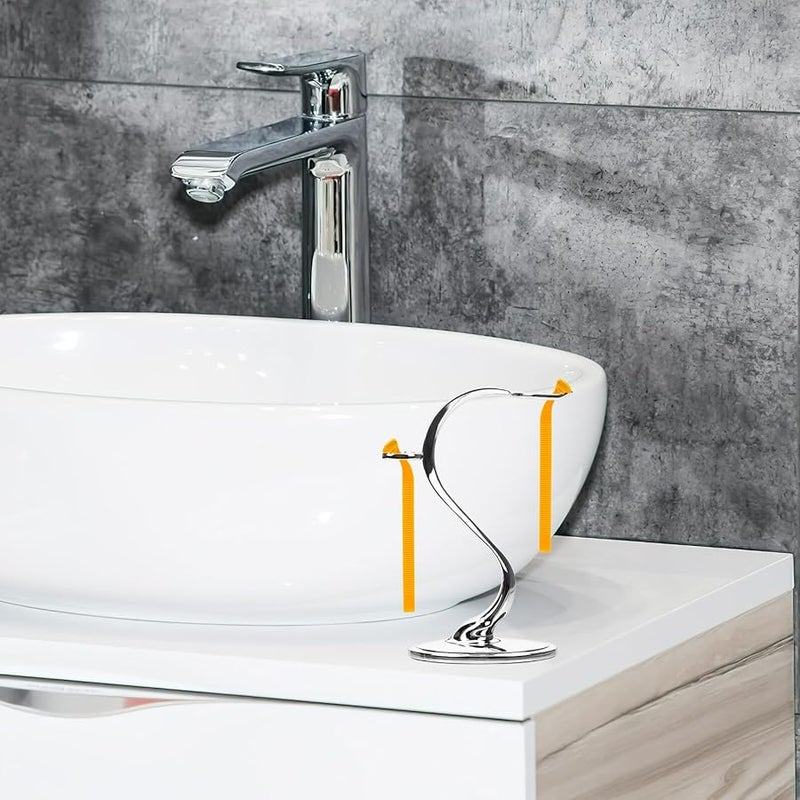 Stainless Steel Safety Razor And Brush Stand With Fast Dry Design For Home And Travel - Image 2